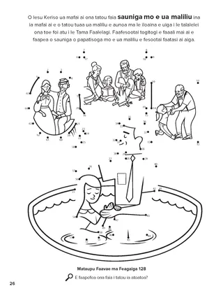 Baptisms for the Dead coloring page