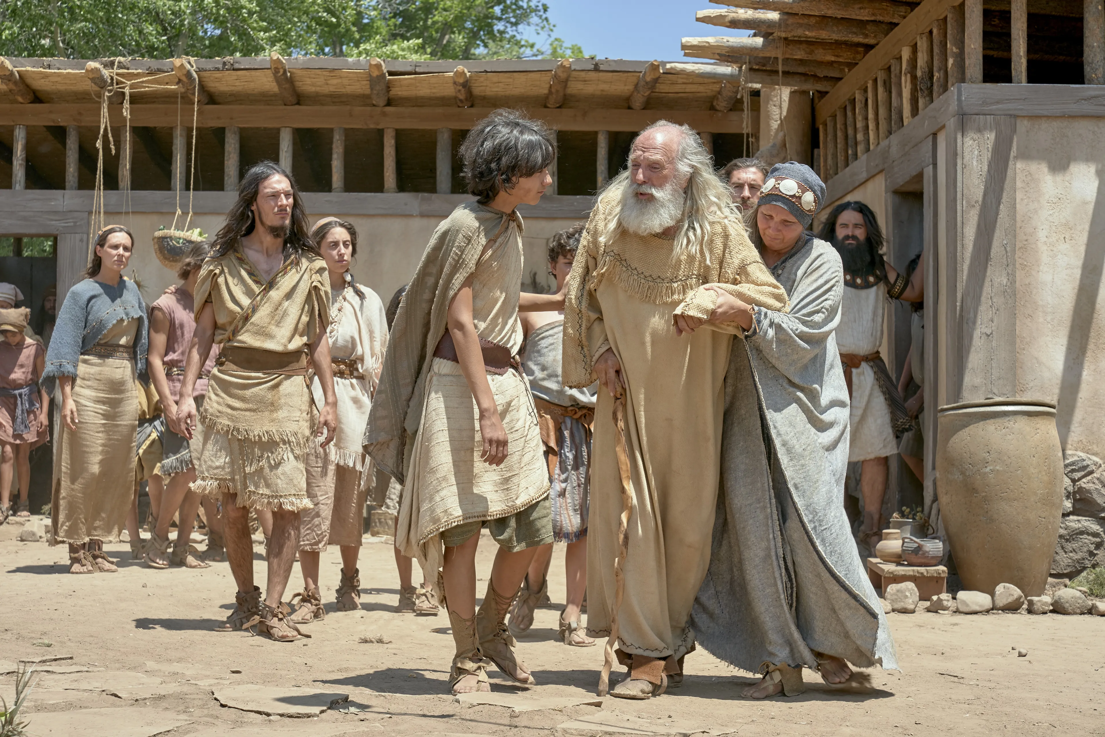 Lehi teaches Jacob with Sariah.