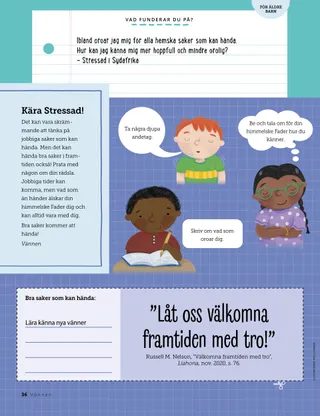 Page from the July 2022 Friend Magazine.