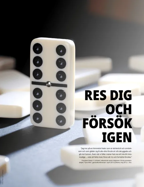 affisch ”Res dig och försök igen”