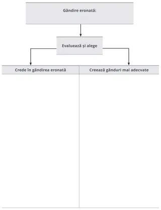 Diagramă gândire eronată