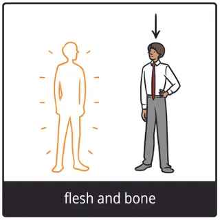 flesh and bone gospel symbol