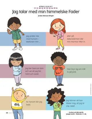 poem with actions for each line