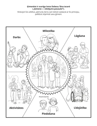 radošā lappusīte: ģimenēm ir svarīga loma Debesu Tēva iecerē