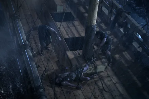 Nephi is untied from mast