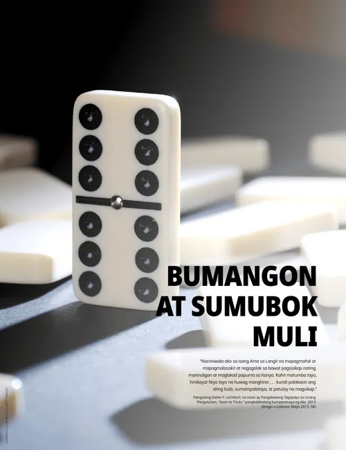 poster na “Bumangon at Sumubok Muli”
