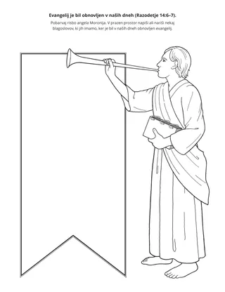 Stran z dejavnostjo: Evangelij je bil obnovljen v naših dneh