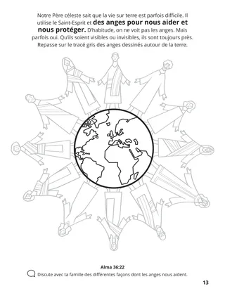 page 13 de l’album de coloriage Rassembler la famille de Dieu