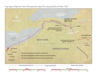mapa sang New York, Pennsylvania, kag Ohio nga area sang Estados Unidos, 1831