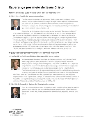 Esperança por meio de Jesus Cristo