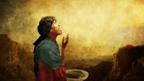 the prophet Enoch having a vision