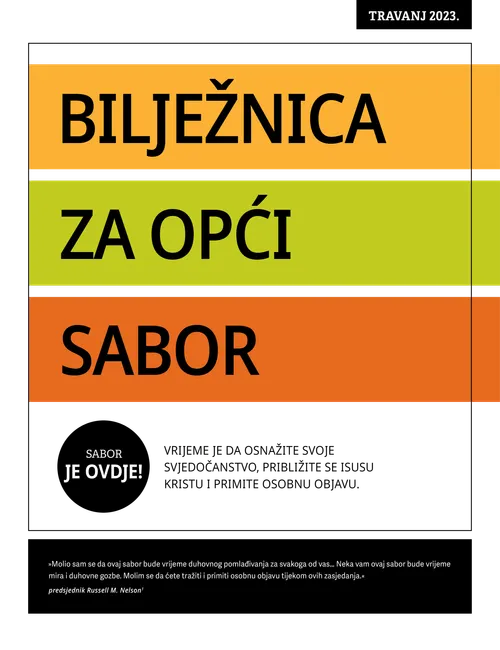 Bilježnica za Opći sabor
