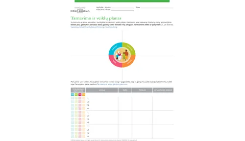 tarnavimo ir veiklų planas