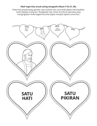 halaman kegiatan: Allah ingin kita saling mengasihi