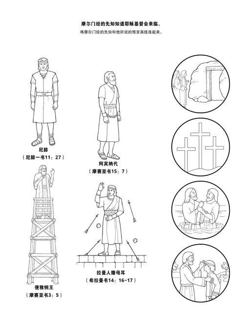 活动页：摩尔门经的先知知道耶稣基督会来临