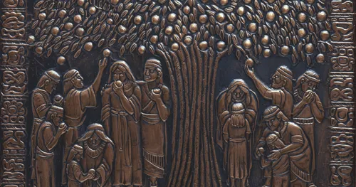 people eating the fruit of the tree of life