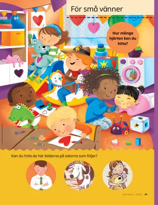 children playing in preschool