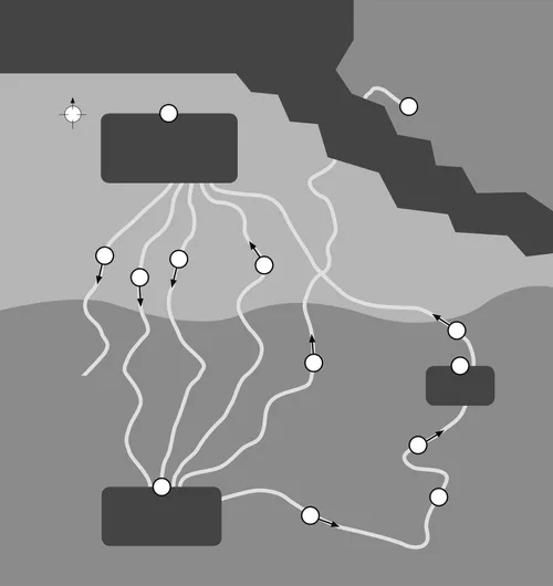 Viktiga nephitiska resor i Mosiahs bok