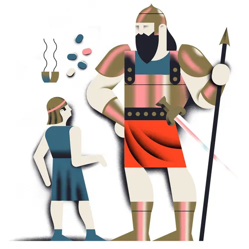 David and Goliath
