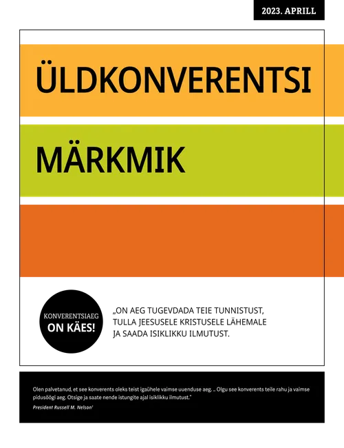 Üldkonverentsi märkmik