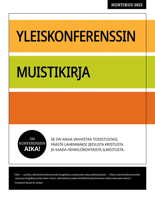 Yleiskonferenssin muistikirja
