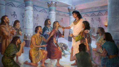 Joseph forgiving his brothers