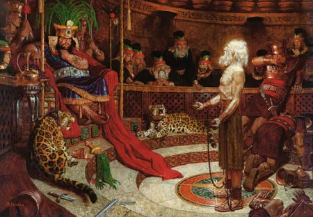 Abinadi before King Noah