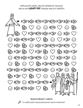 Fishers of Men coloring page