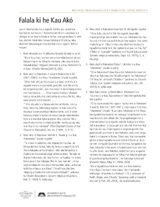 laʻipepa tufa, Falala ki he Kau Akó