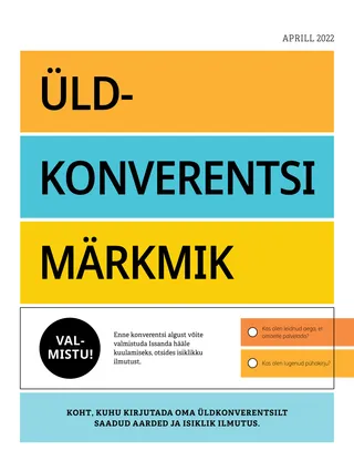 Üldkonverentsi märkmik