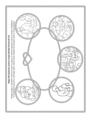 stranica aktivnosti: mogu biti ljubazan prema svojoj obitelji