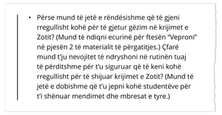 pamje e pyetjes nga mësimi 4