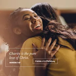 Charity is the pure love of Christ.