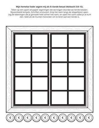 doe-pagina: Mijn hemelse Vader zegent mij als ik tiende betaal