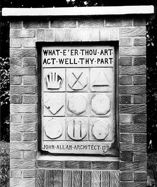 motto stone in Scotland