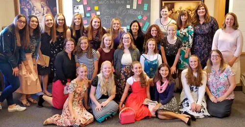 young women and leaders