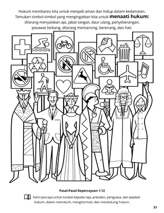 Twelfth Article of Faith coloring page