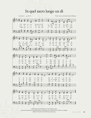 In a Sacred Garden Place