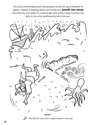 Jonah coloring page