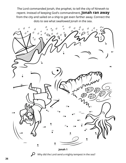 Jonah coloring page