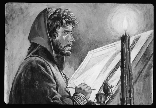 Apostle Paul writing