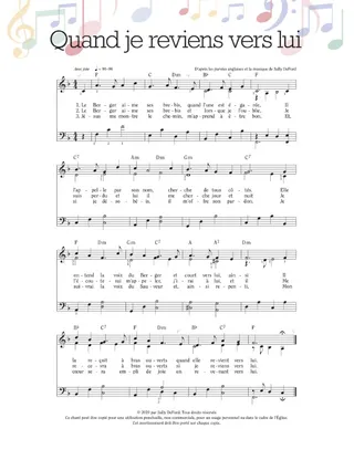 When I Return to Him