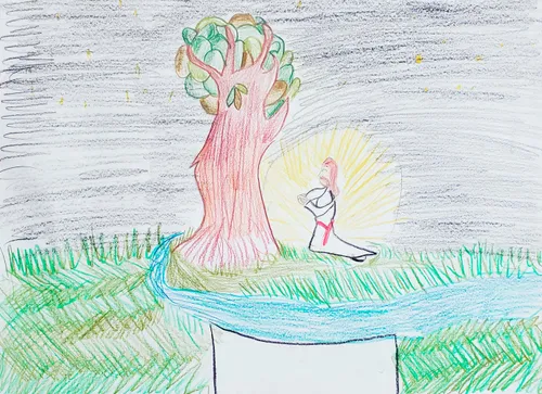 Jesus praying in the Garden