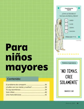 Portada para niños mayores