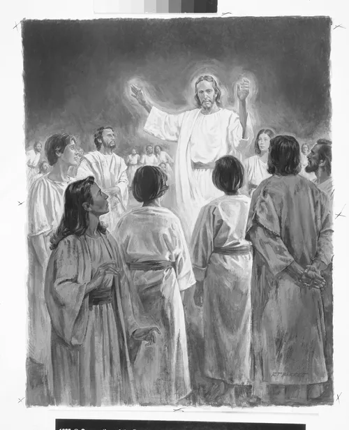 Savior with righteous spirits