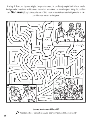 Zion’s Camp coloring page