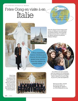 Elder Gong Visits Italy