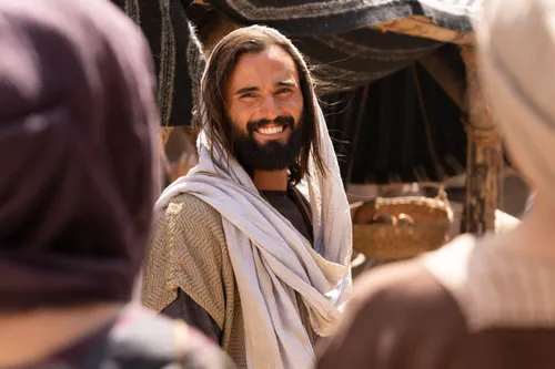 Jesus Christ smiling