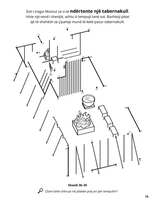 The Tabernacle coloring page
