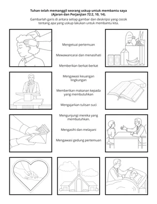 halaman kegiatan: uskup melayani anggota lingkungan